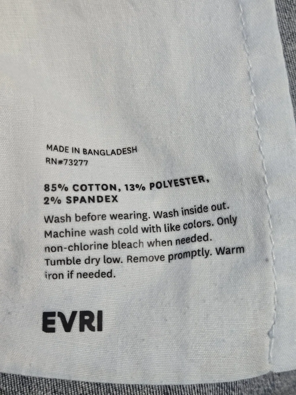 EVRI 24W/S Mid‑Rise Bootcut Jeans – Dark Wash Stretch Denim - Picture 6 of 7